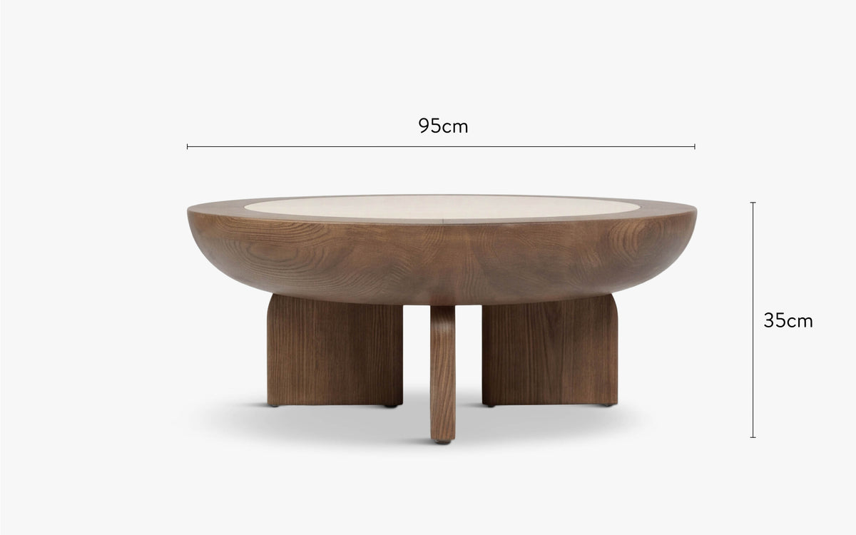 dimensions table basse saturne - NV GALLERY