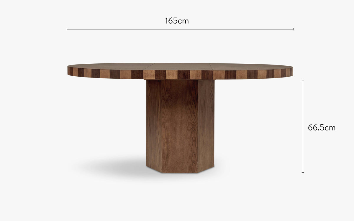 dimensions table à manger extensible modanata