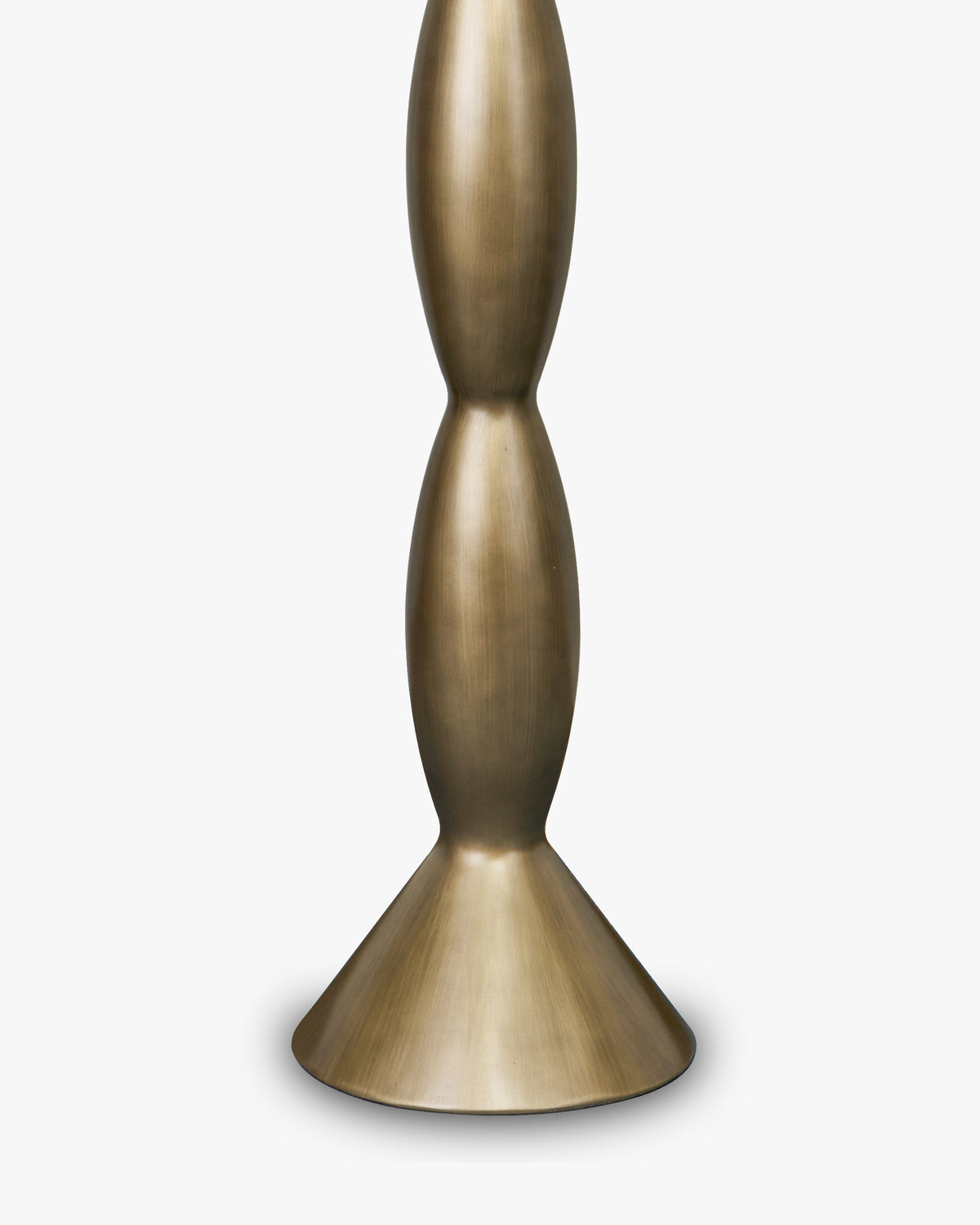 Lampadaire Ardenia - bronze brossé - piètement conique en détail