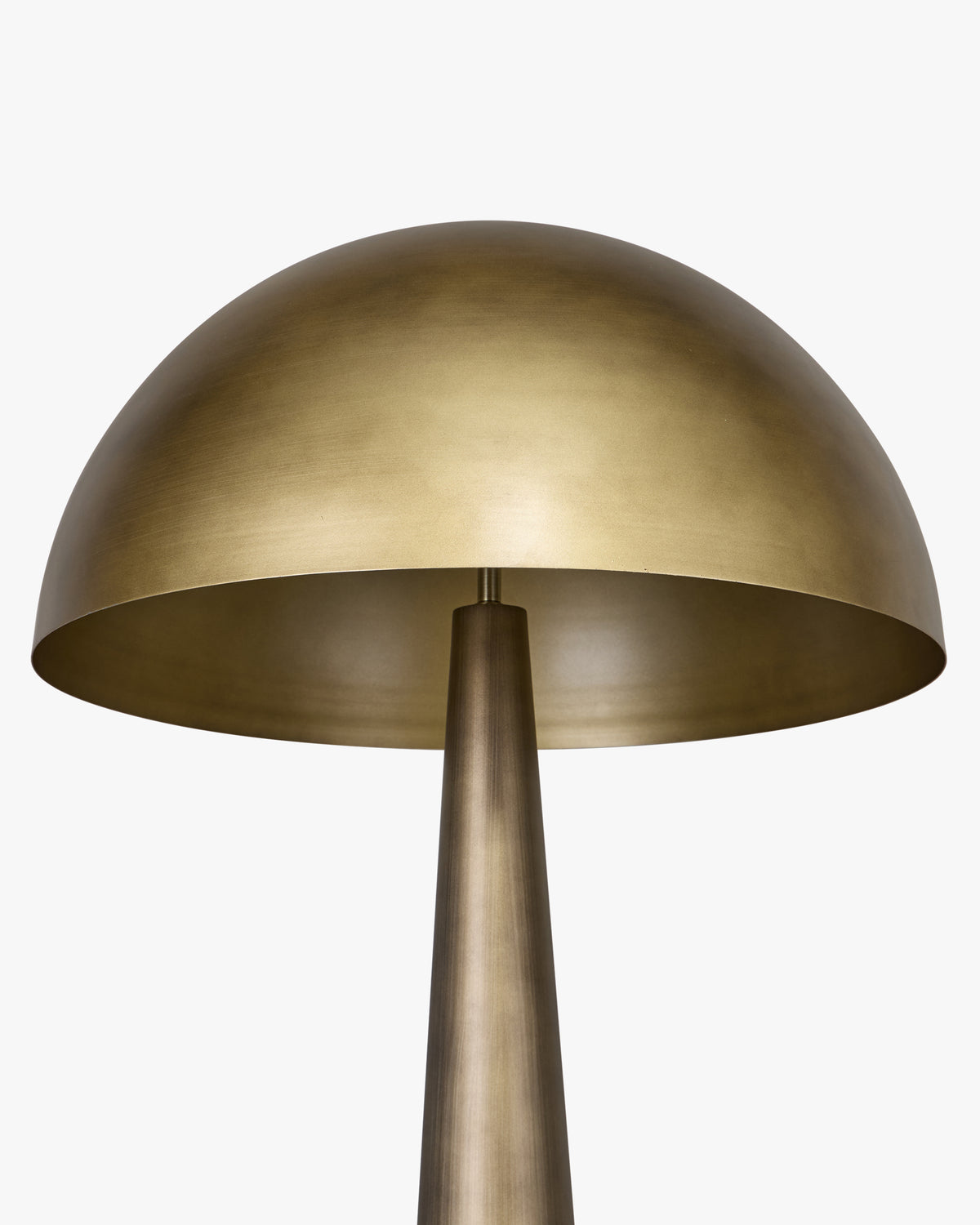 Lampadaire Olympia - jonction abat-jour et pied en détail