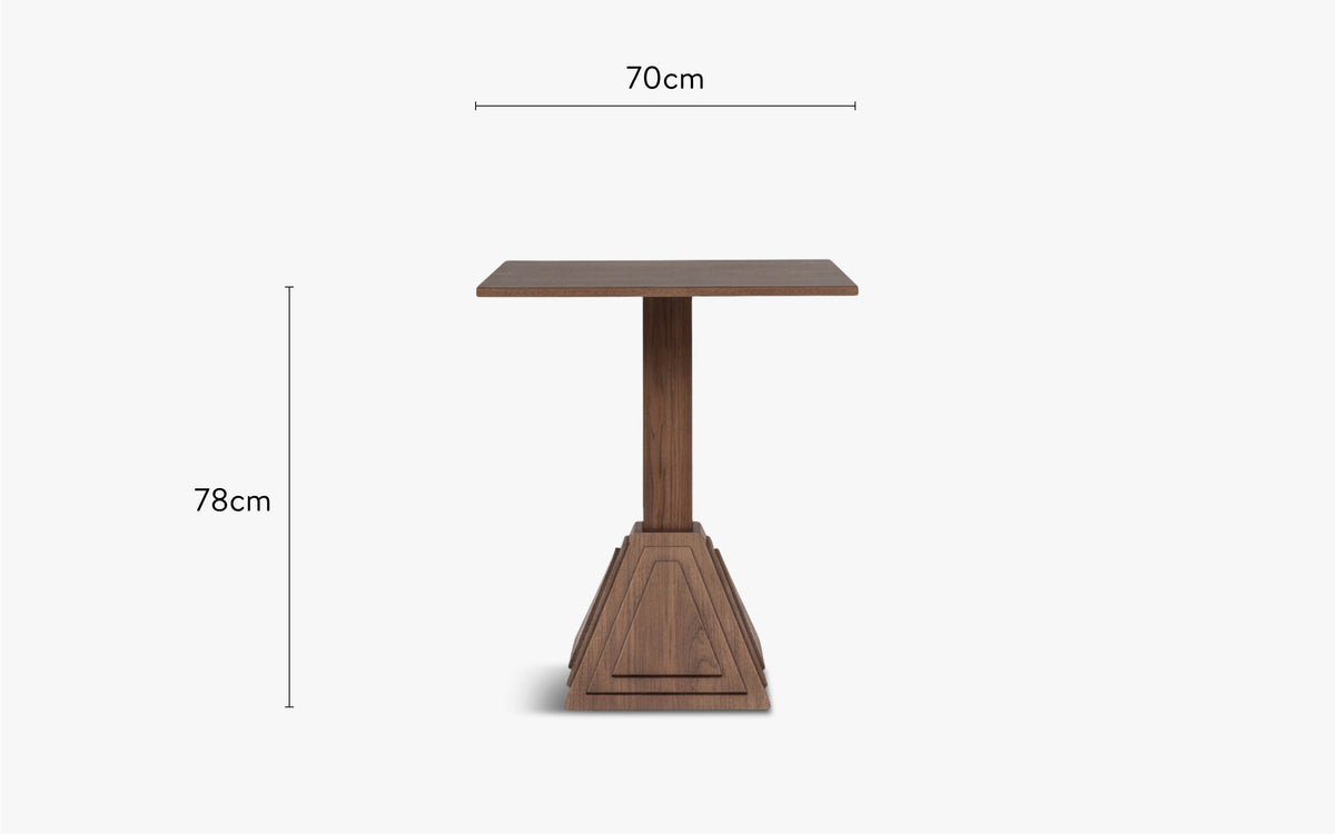 Dimensions table de bistrot Strata - NV Gallery