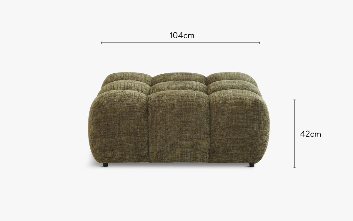 dimensions module pouf waffle vert NV Gallery